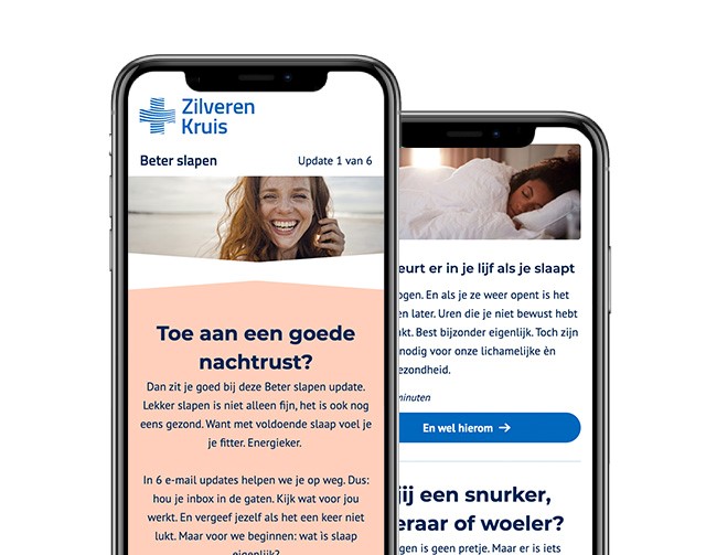 scherm van beter slapen update