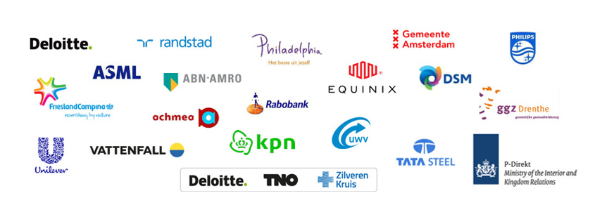 Logos bedrijven Wellbeing Community