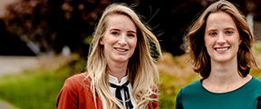 Ariënne Jochems en Lotte Passtoors